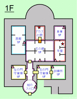アンデッドの城1F